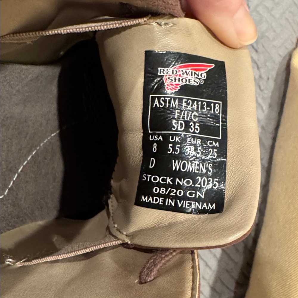 Redwing Zero G Lite Chukka Aluminum Safety Toe Boots. Women’s Sz 8D - Picture 14 of 14